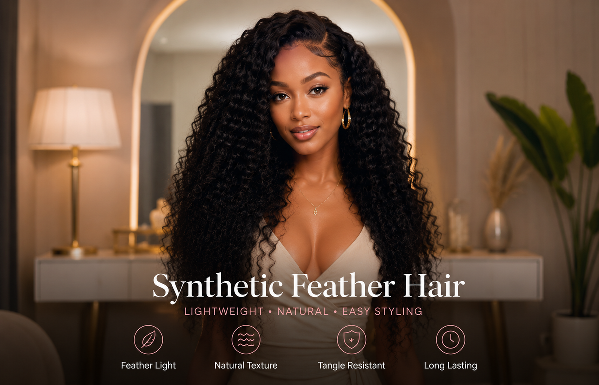Synthetic Feather Hair